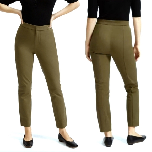 Everlane Pants - Everlane The Fixed-Waist Stretch Cotton Pants